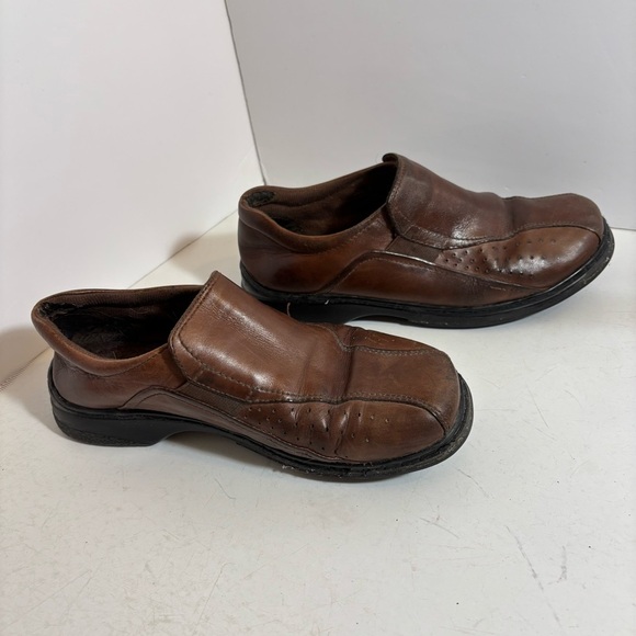 Dr. Scholl’s MaryAnne women’s brown leather slip on loafers in size 7.5 - Picture 3 of 14